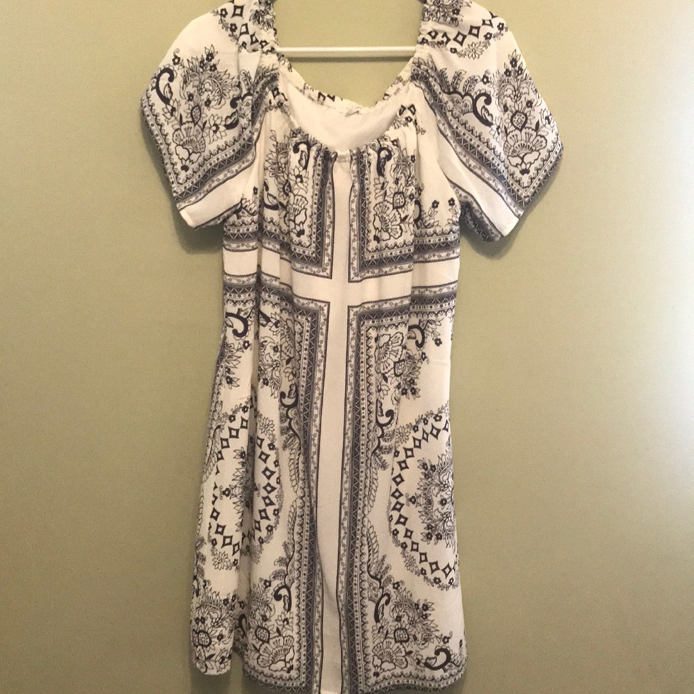 Off the shoulder dress